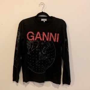 Ganni long sleeve t shirt
